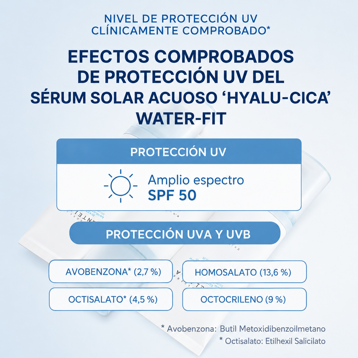 Sérum Solar SPF 50 Hidratación Glow